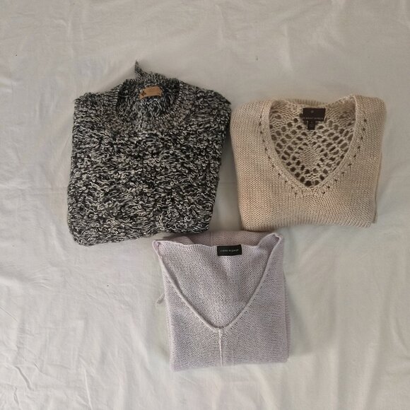 Katsum , Fenn Wright Manson, Cable & Gauge Sweaters - 3 Pieces (Bundle) Katsum Sweater, Fenn Wright Manson Sweater, Cable & Gauge